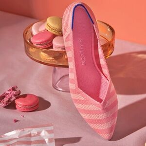 Rothy's Pink and Blue Flats